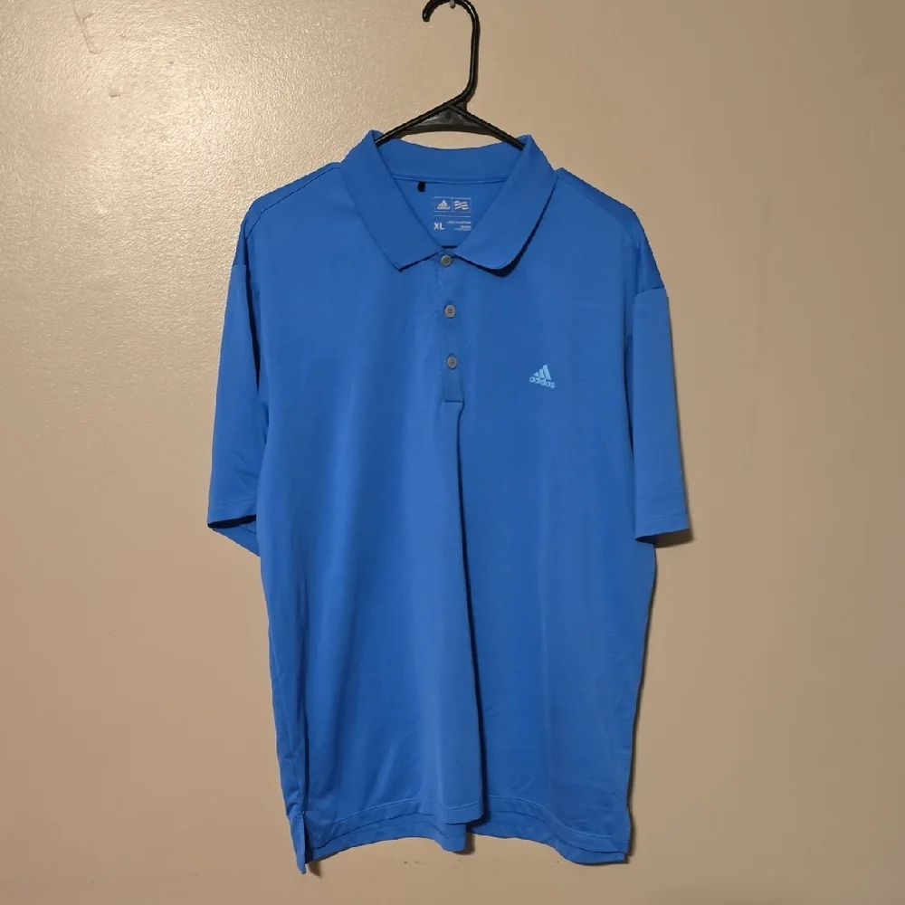 Adidas Golf Polo‎ Shirt Blue Mens Size XL